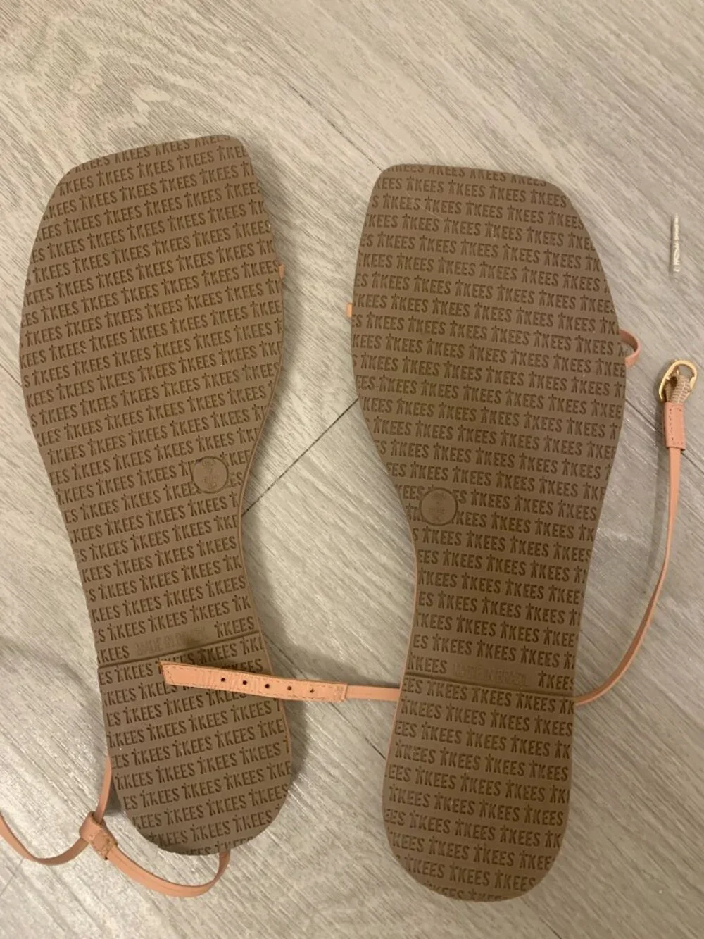 TKEES Square Toe Twiggy Sandals